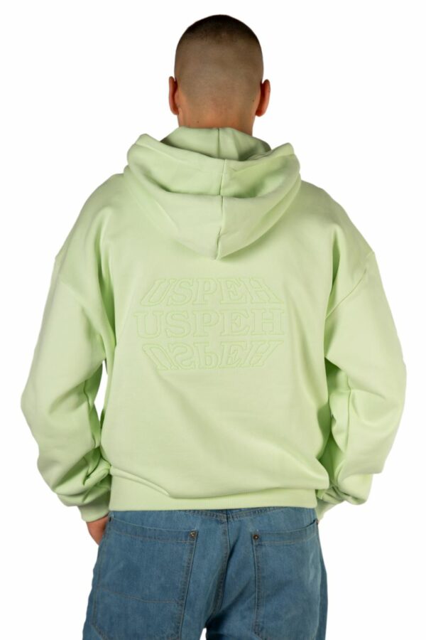 uspeh-apparel-hoodie- UHSPE Apparell Hoodie ocean blue light mint hinten